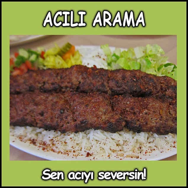 1. Acılı Arama
