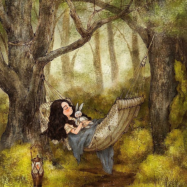 9. Наслаждаясь лесным покоем