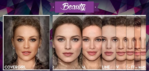 2. В композициях было использовано по меньшей мере 10 фото мужчин и женщин-моделей из каждой компании