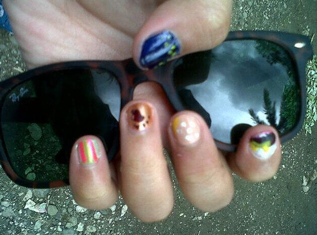 Gerçek hayatta nail art