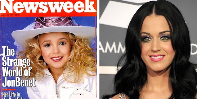 Ve şimdi de yabancı basının tüm hafta boyunca tartıştığı konuya gelelim: Katy Perry, aslında JonBenet mi?