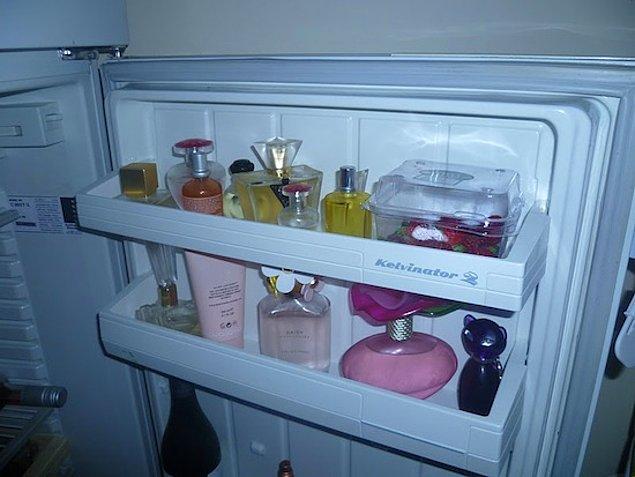 4. Buzdolabına ait olmayan her şey için bir raf vardır!