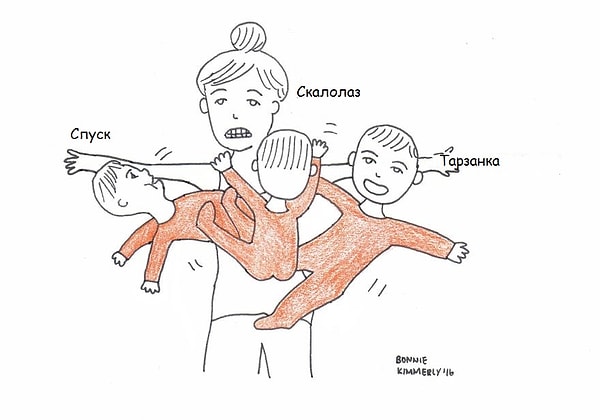 3. Как она его до сих пор не уронила? Может, это сглаз? 😱