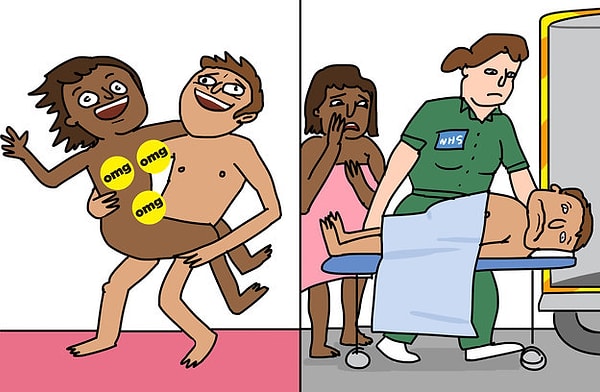 А вот в реальности это не только тяжело для партнера, но и может обернуться катастрофой для его "друга".