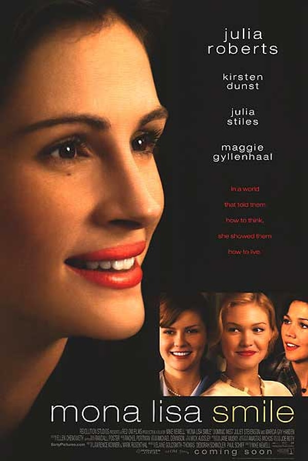 6. Mona Lisa Gülüşü /2003 / IMDb 6.4/10