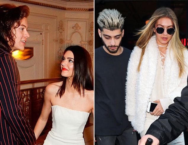 Ayrıca Gigi'nin şu anki sevgilisi Zayn Malik, tıpkı Kendall'ın adının aşk dedikodularına karıştığı Harry Styles gibi bir One Direction üyesiydi.