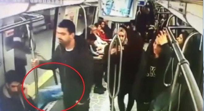 Metroda 'Bomba' Şakasının Görüntüleri Ortaya Çıktı