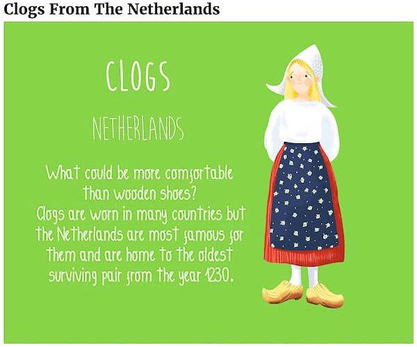 10. Clogs - Hollanda