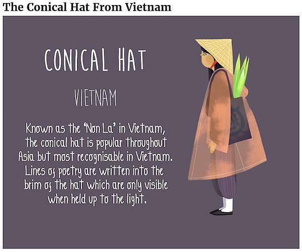 14. Conical Hat - Vietnam