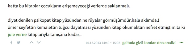Ömer Seyfettin öyküleri çocukların duygu dünyalarını bozduğu gibi yarattığı tahribatlar çocukları rüyalarında da yalnız bırakmaz