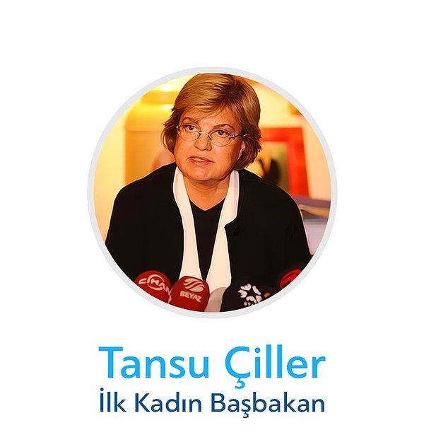 18. Tansu Çiller - İlk Kadın Başbakan