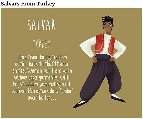 12. Шаровары - Турция (Османская империя)
