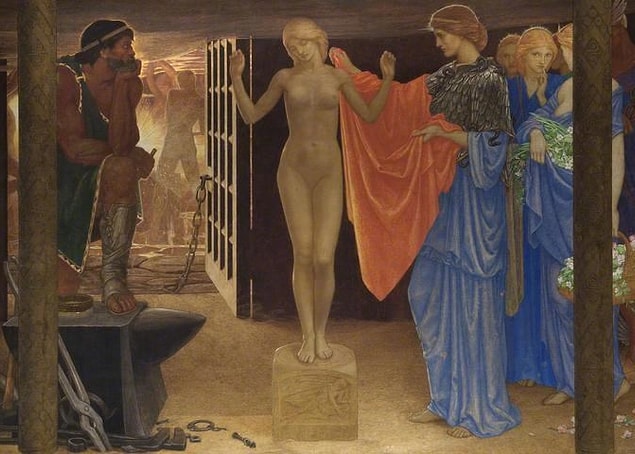 9. Aphrodite başına güzellikler saçtı.