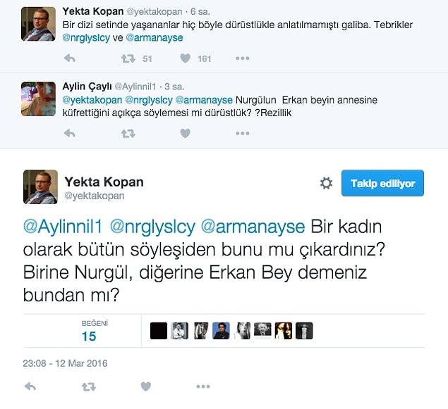 Farklı alanlardan ünlü isimler de Nurgül Yeşilçay'ı savundu.