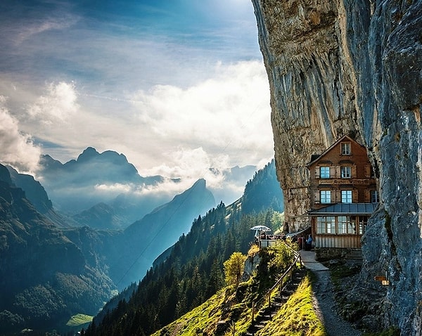 10. Отель Äscher Cliff, Швейцария