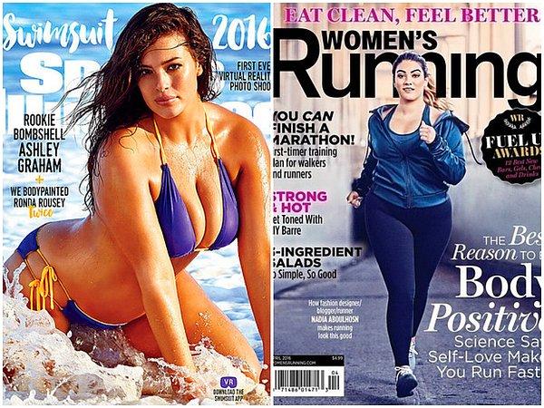 Bu sene, büyük beden modeller dünyasında ciddi aşamalar kaydedildi. Ünlü dergiler, kapak fotoğraflarında büyük beden modelleri de tercih etmeye başladı.
