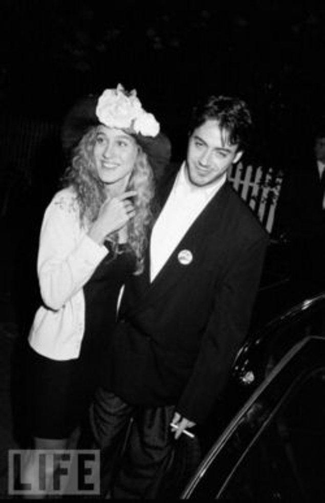 4. Sarah Jessica Parker ve Robert Downey Jr., 1985