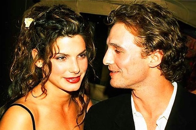 12. Sandra Bullock ve Matthew McConaughey, 1997