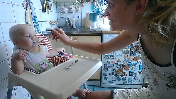 7. Я стараюсь кормить свою семью здоровой едой, а главное, вовремя.