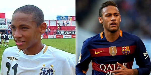 5. Неймар - нападающий клуба «Барселона», с сентября 2014 года — капитан сборной Бразилии.