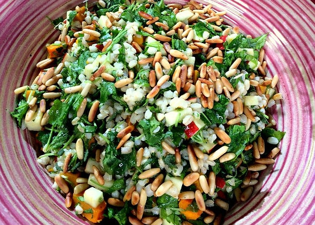 6. Elmalı ve Balkabaklı Buğday Salatası