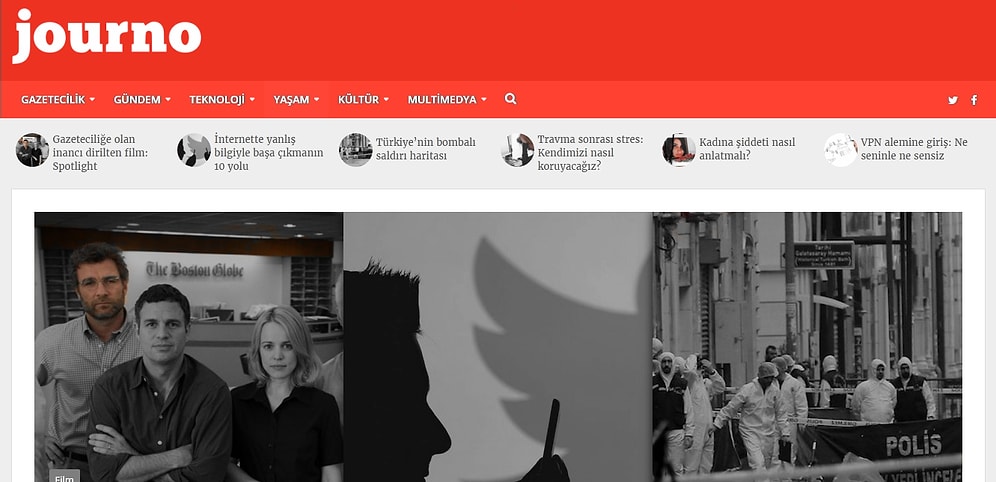 Gazetecilerin Sitesi Journo Yayında