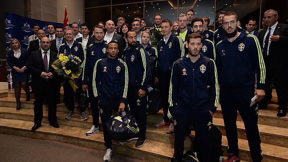 İsveç Milli Takımı Türkiye'ye Geldi