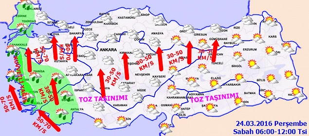 BÖLGELERİMİZDE HAVA