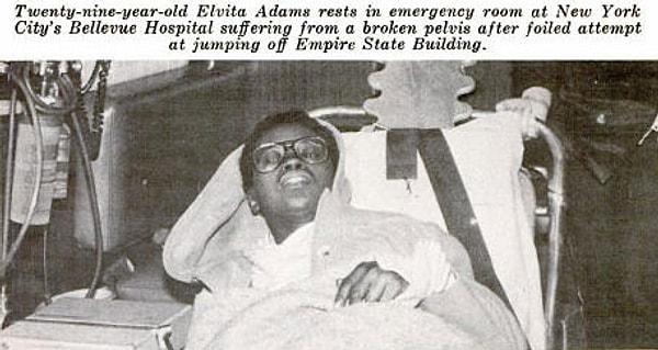7. 1979 yılında Elvita Adams Empire State binasının 86. katından atlayarak intihar etmek istemiş, atladığı anda rüzgar çıkmış ve onu 85. kata atmıştır.