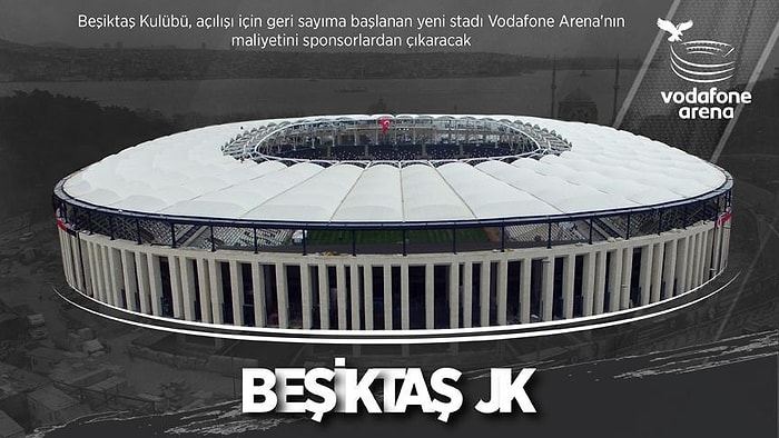 Vodafone Arena'nın Maliyeti Sponsorlardan Çıkacak