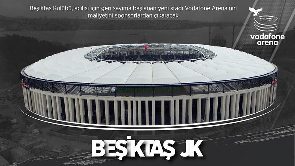 Vodafone Arena'nın Maliyeti Sponsorlardan Çıkacak