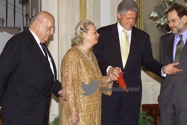 5. Cumhurbaşkanı Demirel ve eşi Nazmiye Demirel'e Beyaz Saray'da onurlarına verilen akşam yemeği öncesi - 1999