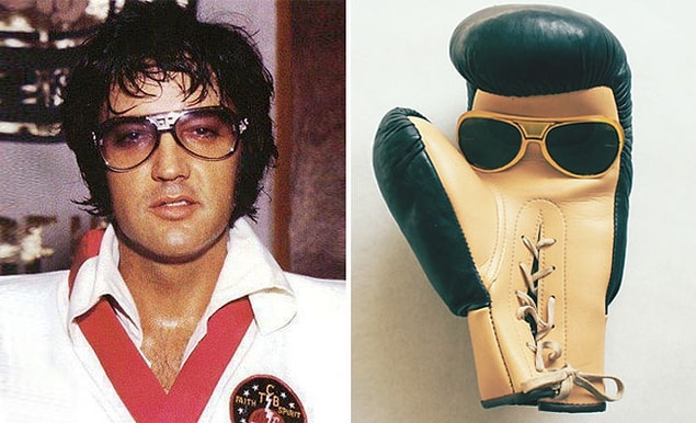 17. Boks eldiveni burada Elvis Presley'den daha yakışıklı durmuş