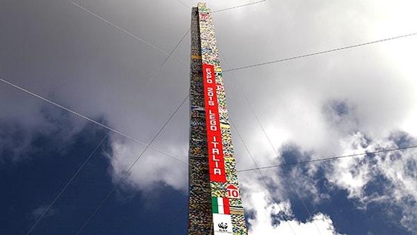 17. Dünyanın en yüksek Lego kulesi, 2015 yılında İtalya'nın Milano şehrinde inşa edildi.