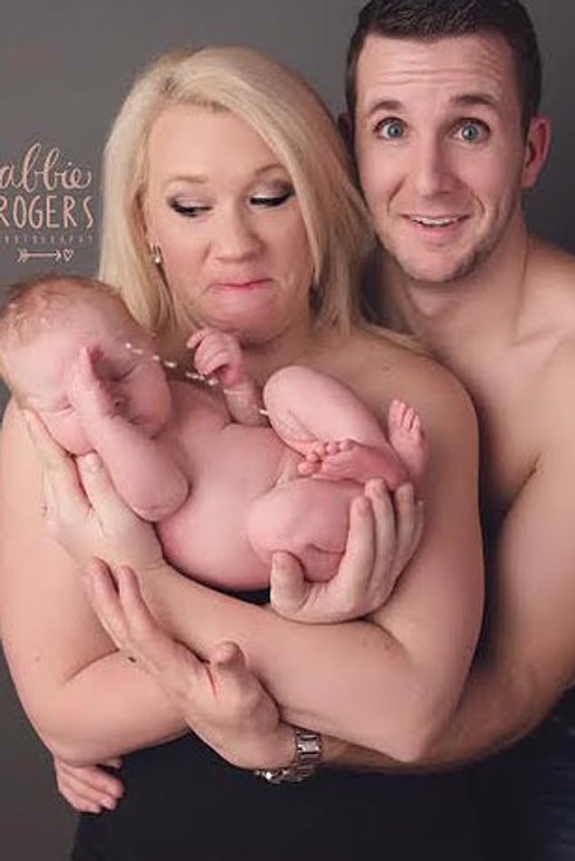 Hatta her bebek fotoğrafı çekiminden sonrasını, çamaşır günü ilan ediyor!
