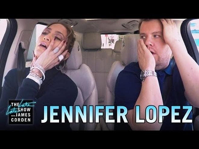 James Corden ve Jennifer Lopez'den Eğlenceli ve Samimi Karaoke Performansı