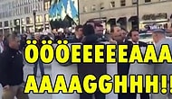 Erdoğan'a Protestoyu Garip Seslerle Engellemeye Çalışan Korumalar Mizahın Gazabına Uğradı!