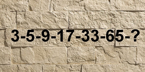5. Перед вами ряд чисел. Не хватает только последнего. Каким оно должно быть?