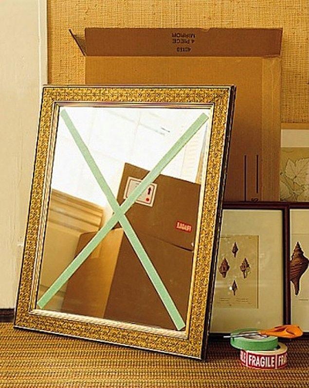 8. Be careful with mirrors and frames!