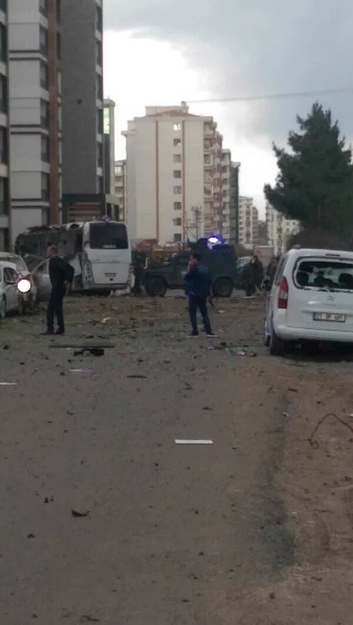 Patlamanın polis servisinde yarattığı hasar
