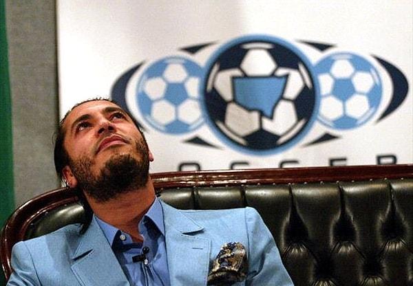 6. Takımıyla lig şampiyonluğunu alamayan Saadi Kaddafi yılmadı.