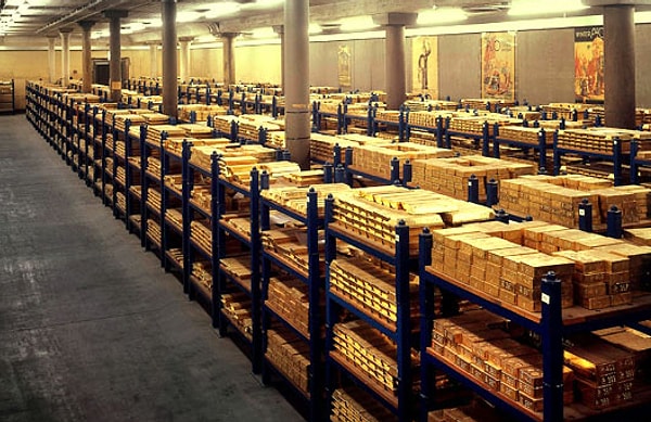 9. Золотое хранилище банка Англии, Лондон, Великобритания