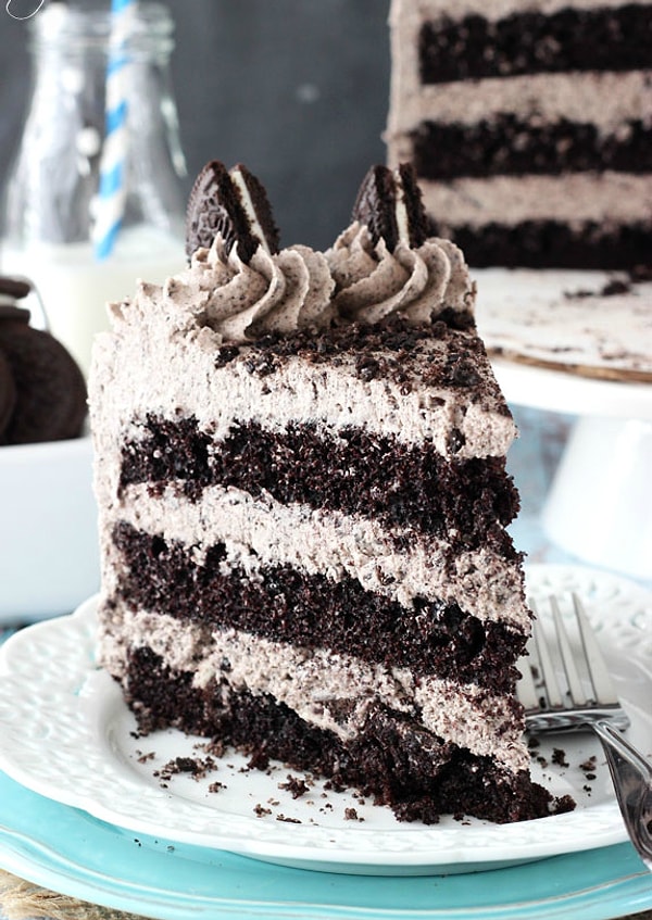 2. Шоколадный торт с печеньками Орео 🍫