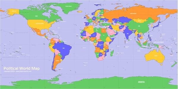 15. Dünyanın en geniş yüz ölçümüne sahip ülkesi hangisidir?