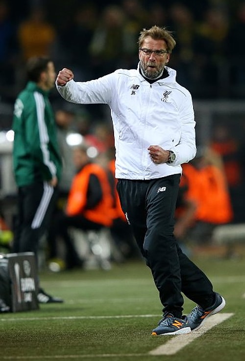 Maçta ilk gol atıldığında Jürgen Klopp'un sevinci de kameralara yansıdı