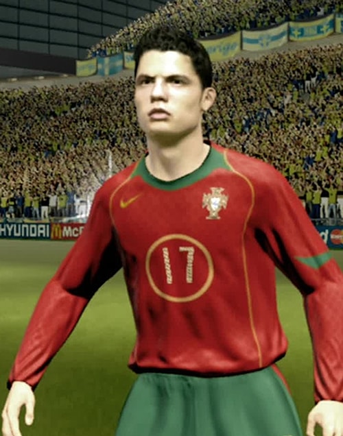 FIFA 2006'da C. Ronaldo ve FIFA 2016'da C. Ronaldo