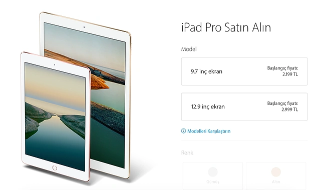 iPhone SE ve 9,7 İnç iPad Pro Türkiye'de