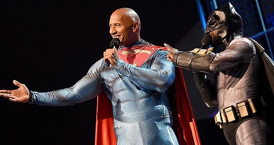 Скала оделся в костюм Супермена и произвел фурор на MTV Movie Awards 2016