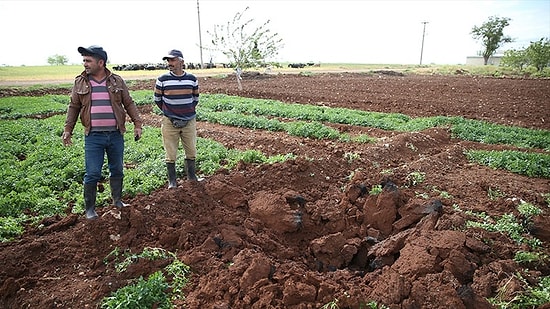 Kilis Halkı Güne Suriye'den Ateşlenen 'Roket Mermileri' ile Uyandı...
