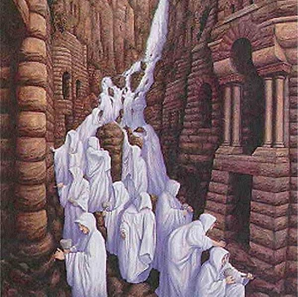7. Resimde suya dönüşmeden önce kaç tane tapınan insan görüyorsun?